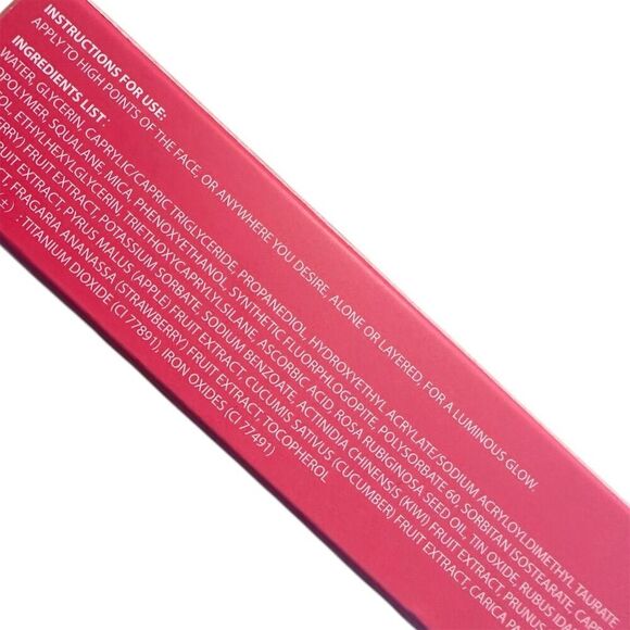 Lucky Chick Liquid Highlighter Fruit-Infused Glow Shimmer Women's Makeup - Picture 3 of 3